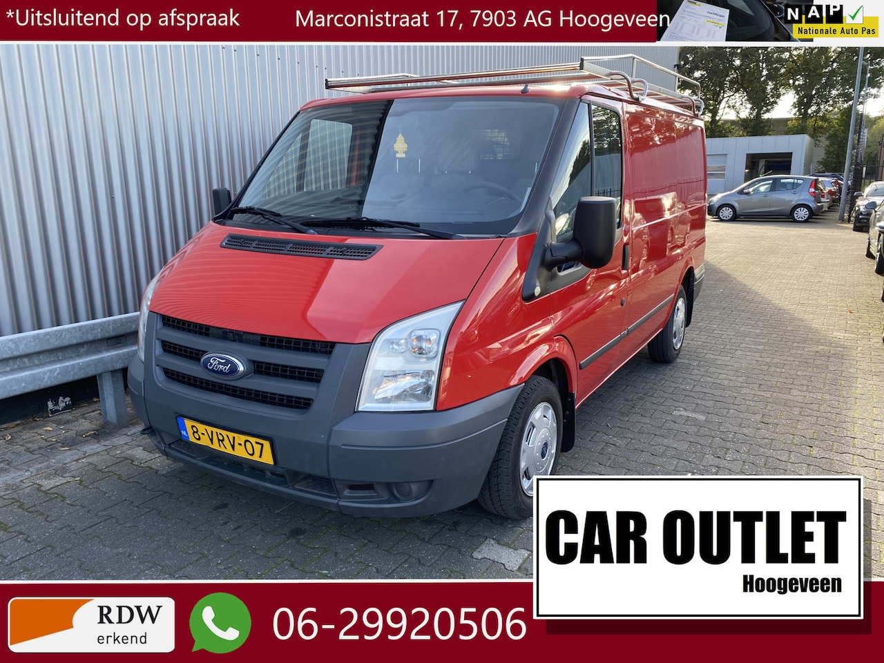 Ford Transit - 260S 2.2 TDCI Ambiente 150Dkm.NAP, 2e Eignr, Imperial, Bedrijfsinrichting, Carkit, Trekh, - AutoWereld.nl