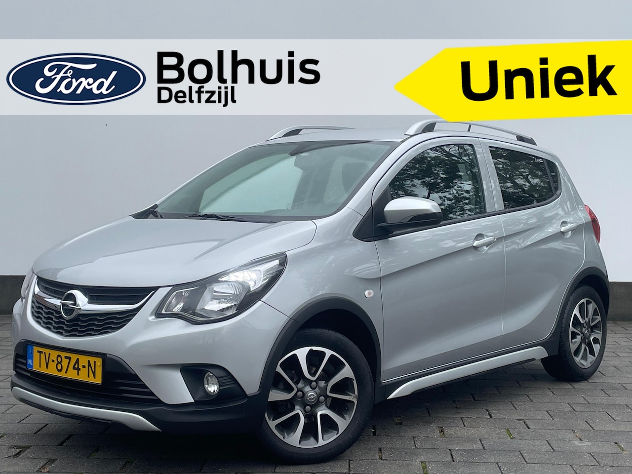 Opel Karl - Rocks Online Edition Airco | Trekhaak | Cruise Control | Navigatie | Parekeersensoren | - AutoWereld.nl
