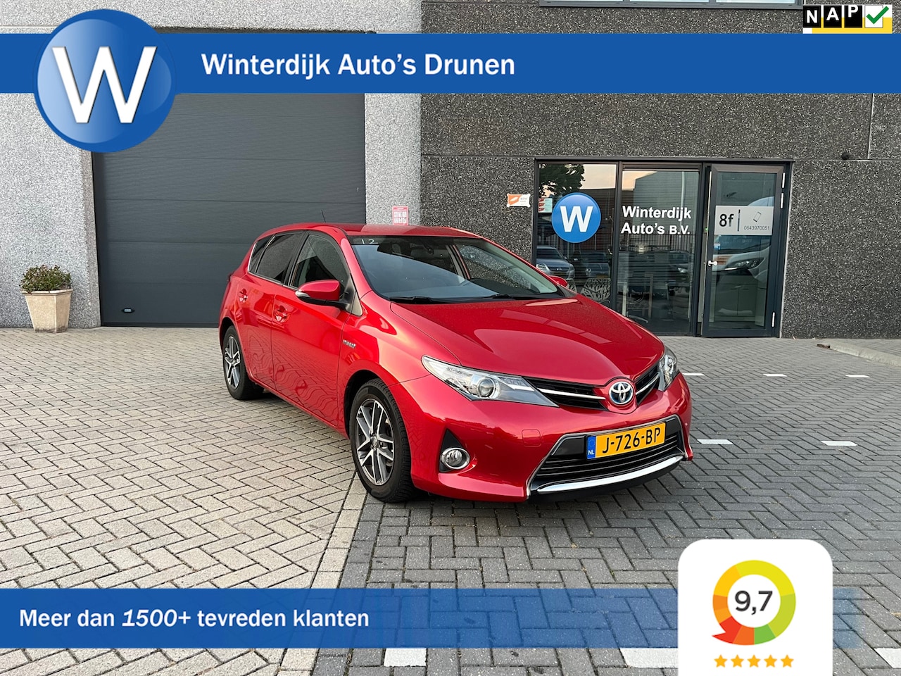 Toyota Auris - 1.8 Hybrid Lease+ Top 5 editie Achteruitcamera - AutoWereld.nl