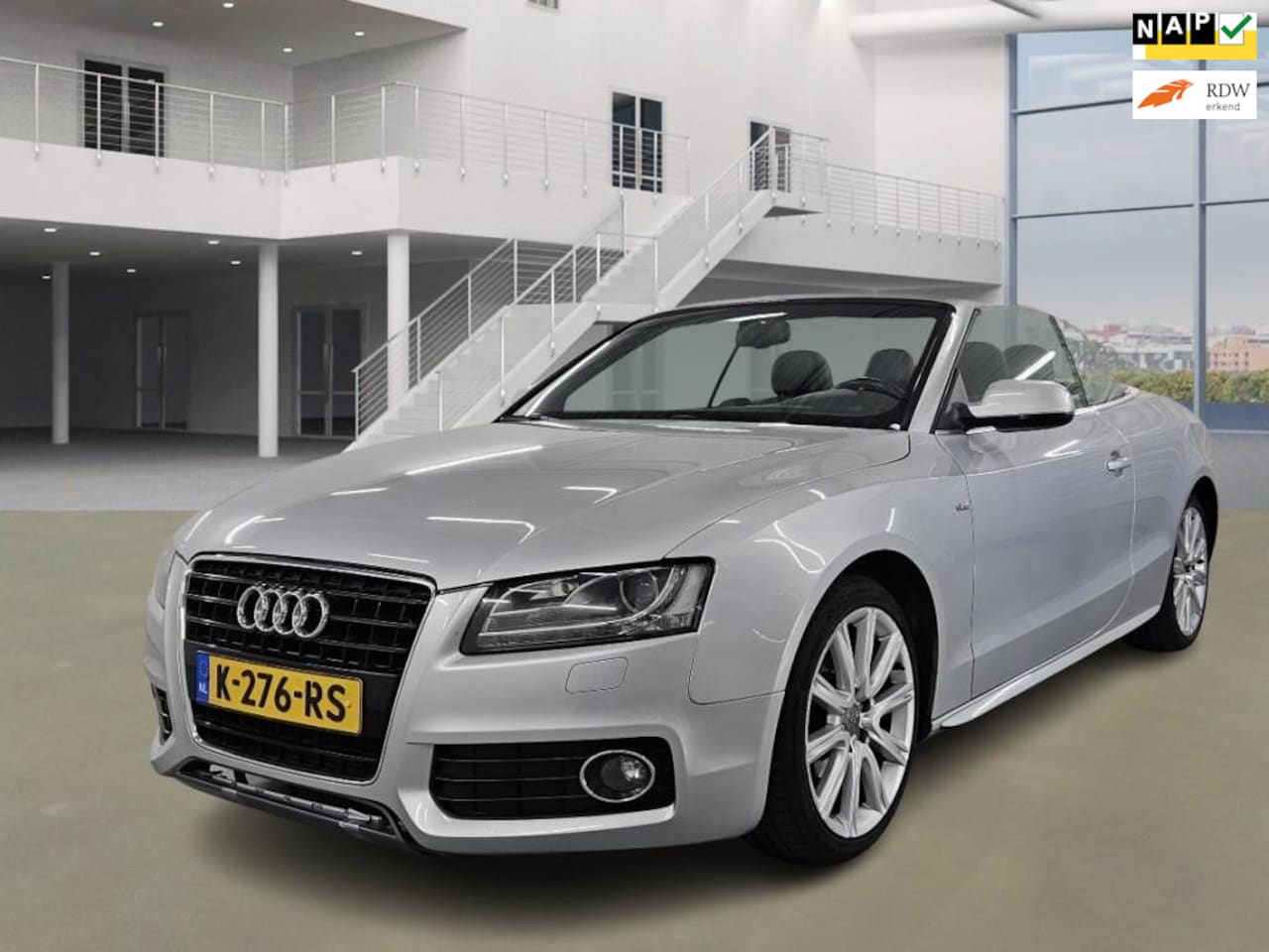 Audi A5 Cabriolet - 2.0 TFSI Pro Line|3X S-LINE|6BAK|XENON|LEDER|STOELVERW|ELEKSTOEL - AutoWereld.nl