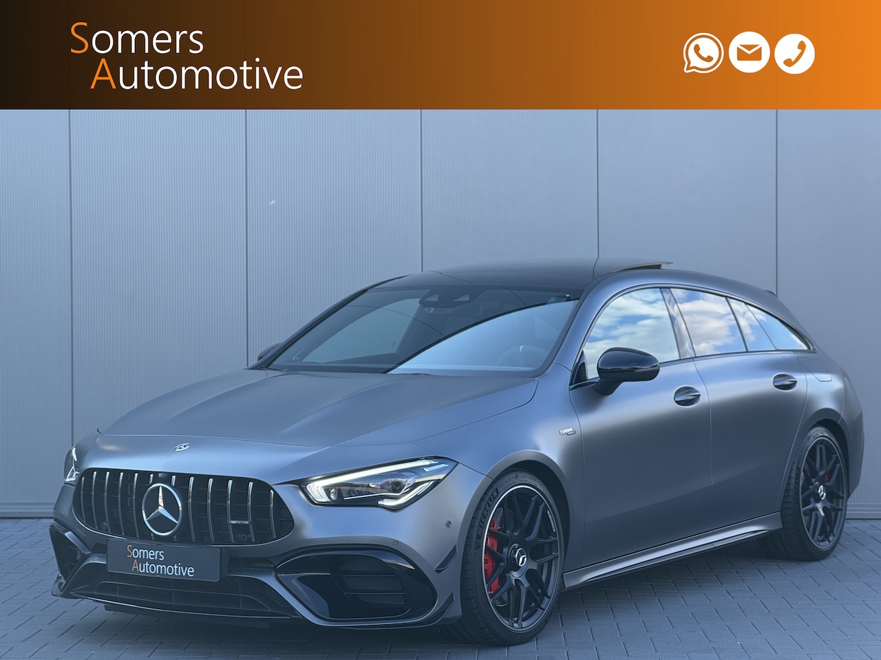 Mercedes-Benz CLA-klasse Shooting Brake - AMG 45 S 4MATIC+ | Panorama | Performance | Aero | Burmester | 360 Cam - AutoWereld.nl