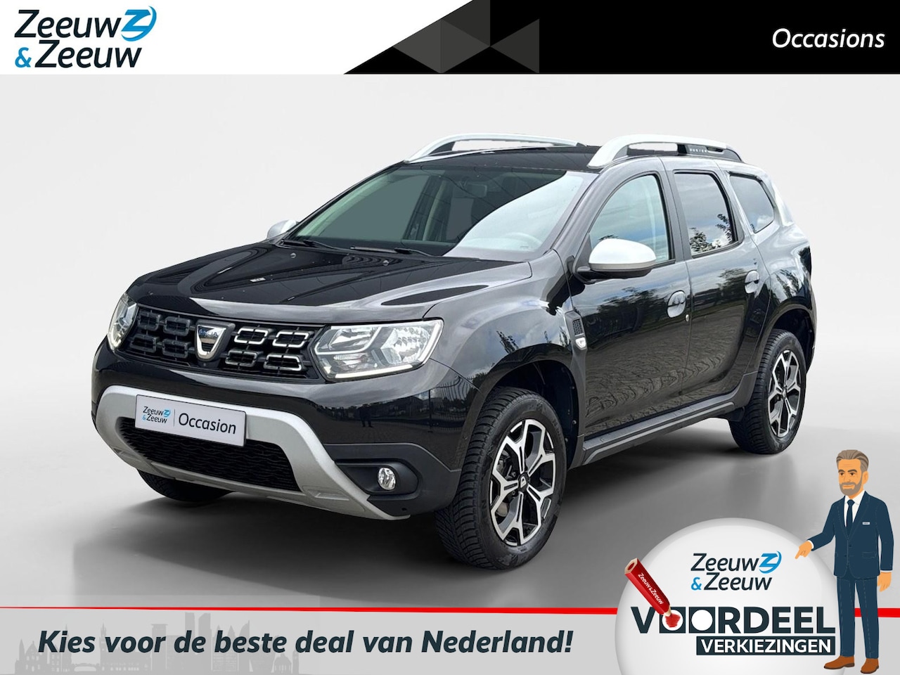 Dacia Duster - 130PK TCe Tech Road | Trekhaak (1500 KG) | Climate Control | Keyless Entry | 360 Camera | - AutoWereld.nl