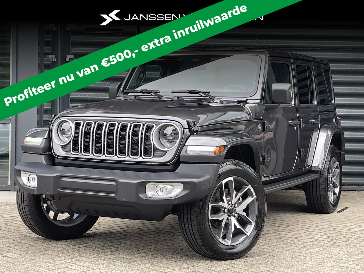 Jeep Wrangler Unlimited - 4xe 380 Sahara ***VOORRAADAUTO*** - AutoWereld.nl