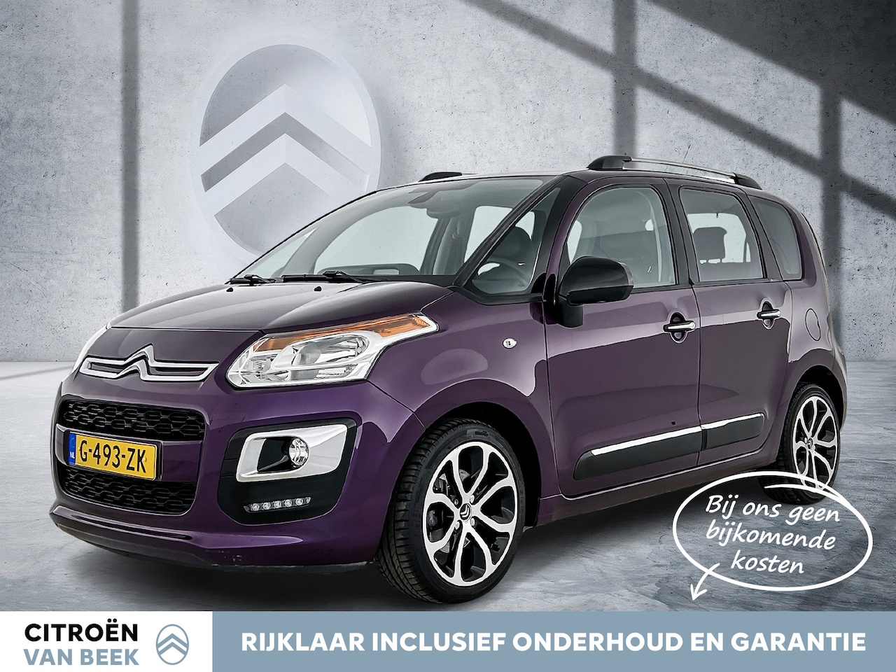 Citroën C3 Picasso - 110 PK Exclusive | Rijklaar | Camera | Navigatie | Parkeersensoren | - AutoWereld.nl