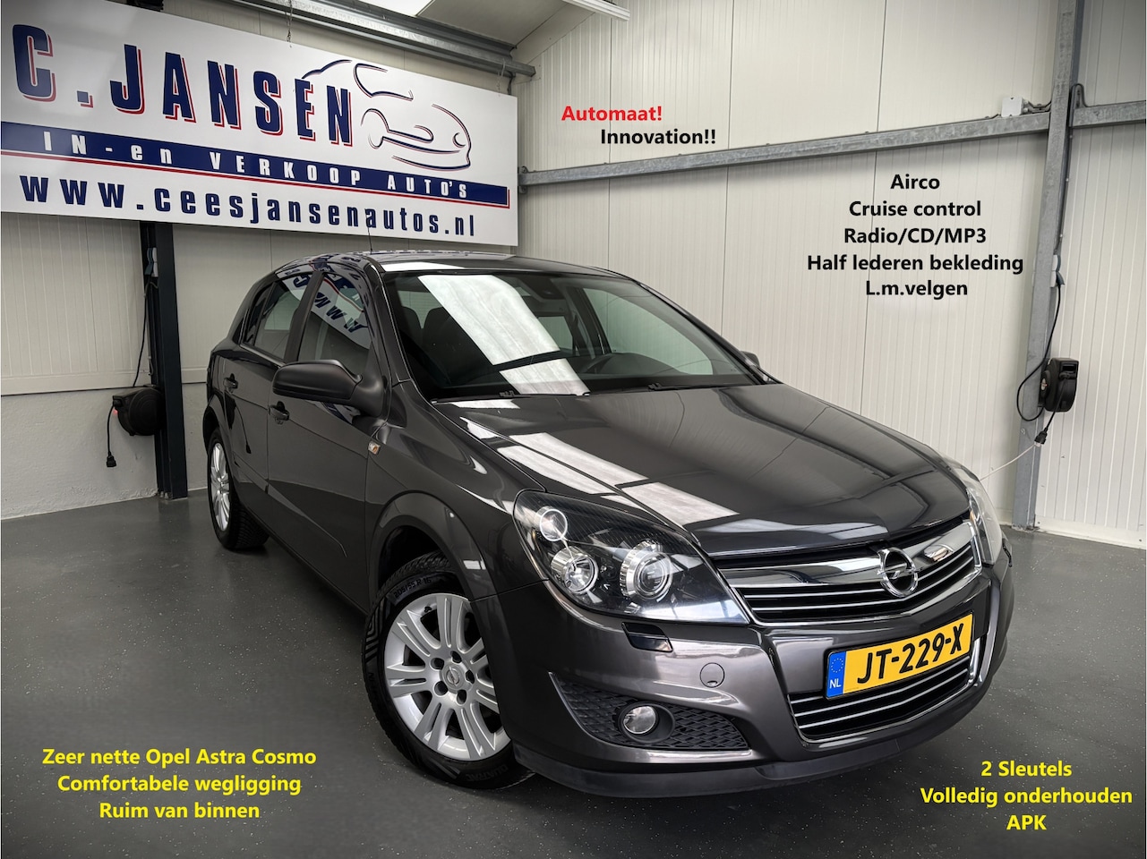 Opel Astra - 1.8 Cosmo INNOVATION AUT. | Cruise Control | Cruise control | Electronic Climate Control ( - AutoWereld.nl