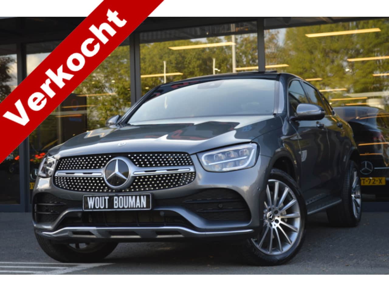 Mercedes-Benz GLC-klasse Coupé - 300e 4MATIC AMG Led Leder Dak Memory Burmester Distronic Virtual Keyless Pdc - AutoWereld.nl