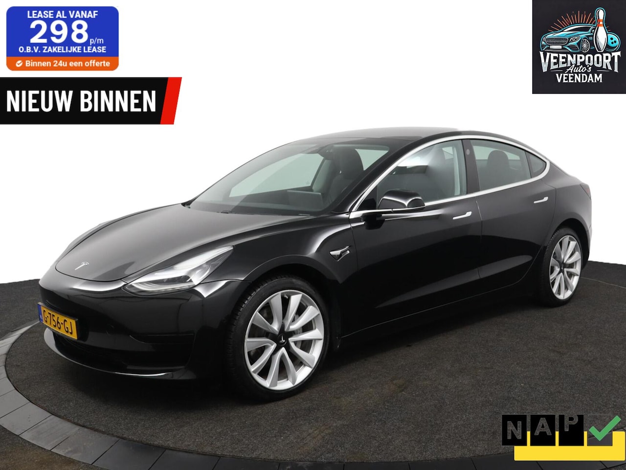 Tesla Model 3 - Standard RWD 60 kWh Camera Airco Adap Cruise - AutoWereld.nl
