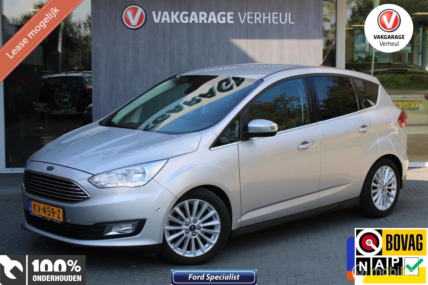 Ford C-Max - 1.0 Titanium|125Pk|Trekhaak|Navi|Boekjes|Nap - AutoWereld.nl
