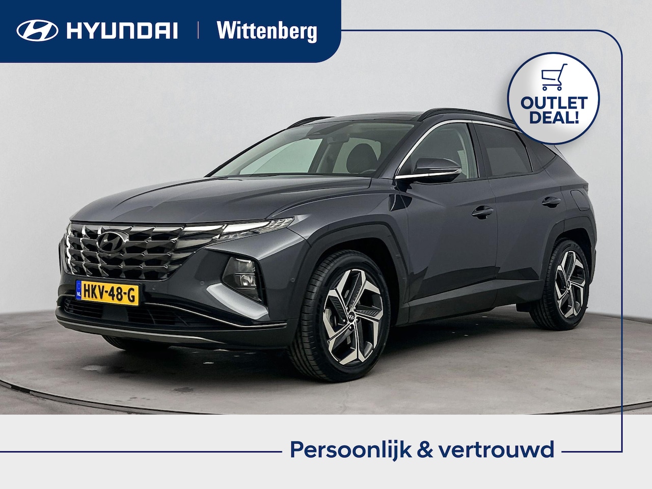 Hyundai Tucson - 1.6 T-GDI PHEV PREMIUM SKY 4WD | OUTLET DEAL!!! | SCHUIF/KANTELDAK  | NAVI | LEDER | STOEL - AutoWereld.nl