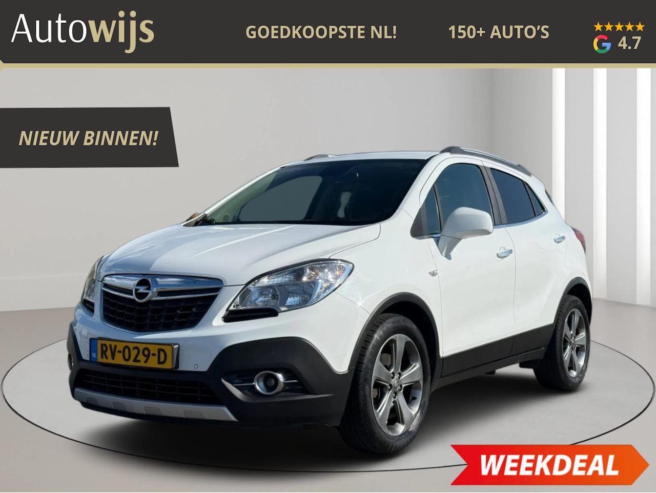 Opel Mokka - 1.6 Cosmo|80DKM|Cruise|Airco|APK 4-2026 - AutoWereld.nl