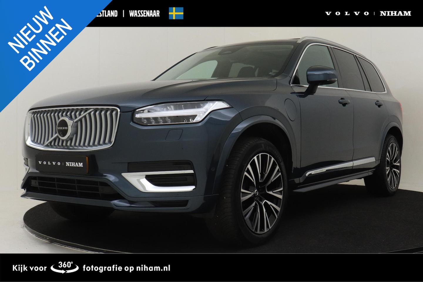 Volvo XC90 - T8 PLUG-IN HYBRID AWD ULTIMATE BRIGHT -PANO.DAK|HARMAN/KARDON|LUCHTVERING|TREKHAAK|360°CAM - AutoWereld.nl