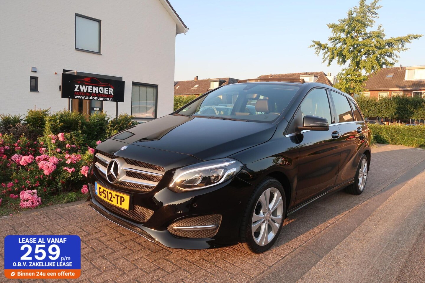 Mercedes-Benz B-klasse - 180 Aut f-1|PANORAMADAK|TREKHAAK|STOELVERWARMING|XENON-LED|FACELIFT|ZEER MOOI - AutoWereld.nl