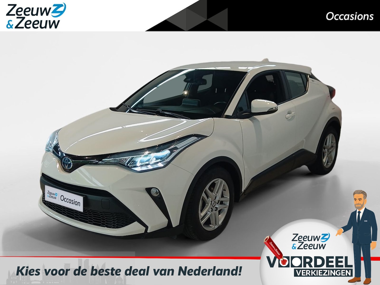Toyota C-HR - 1.8 Hybrid Active |Carplay/Android auto| Achteruitrijcamera| Climate Control| Adapt. Cruis - AutoWereld.nl