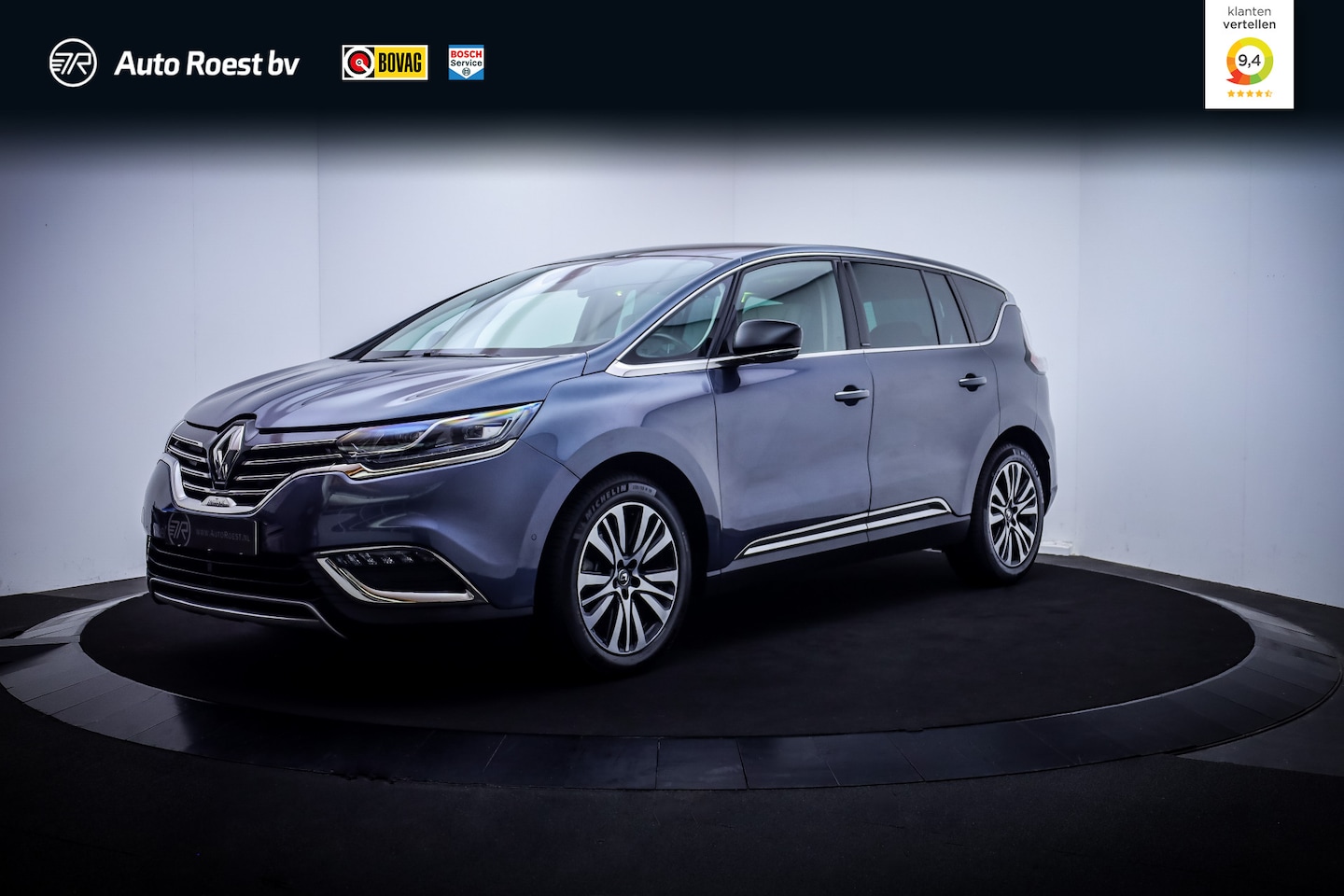 Renault Espace - 1.8T 225Pk 7Pers INITIALE PARIS PANO | FULL LED | CAMERA | MEMORY | STOELVERW+VENTILATIE | - AutoWereld.nl