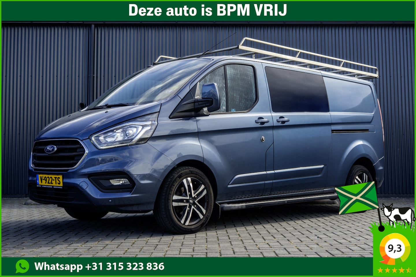 Ford Transit Custom - 300 TDCI | L2H1 | Automaat | 5-Zits | LED | Camera | CarPlay | Imperiaal | Navi | Zijschui - AutoWereld.nl