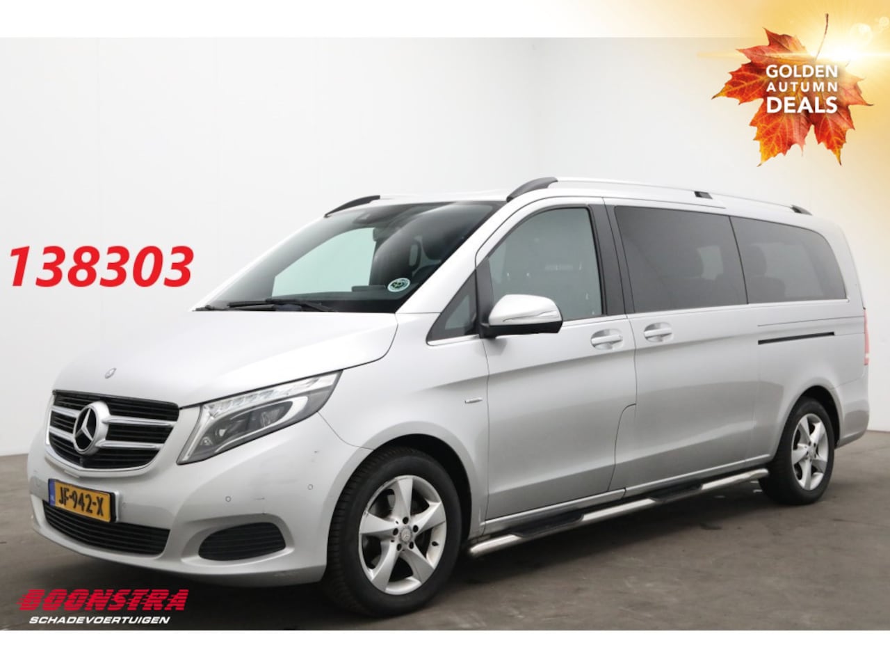 Mercedes-Benz V-klasse - 220d Aut. Extra Lang 8-Pers. 360° Leder Burmester LED Cruise SHZ AHK 100.528 km! - AutoWereld.nl