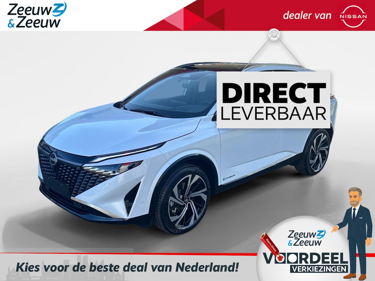 Nissan Qashqai - 1.5 e-Power Tekna Plus | €6500,- korting inclusief inruilpremie | Meest uitgebreide uitvoe - AutoWereld.nl