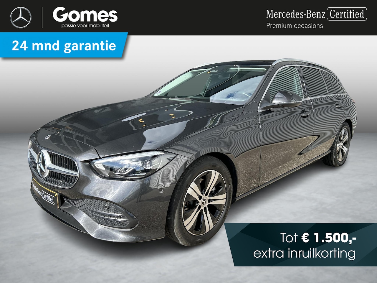 Mercedes-Benz C-klasse Estate - 180 | Panoramadak | Apple CarPlay | Android Auto | Stoelverwarming | Sfeerverlichting | Ac - AutoWereld.nl