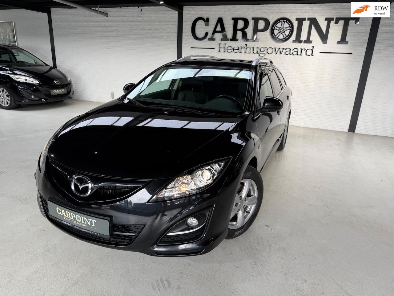 Mazda 6 Sportbreak - 2.0 GT-M Line 2012 Bose Half Leer Dodehoek Cruise Pdc Clima Nette Auto - AutoWereld.nl