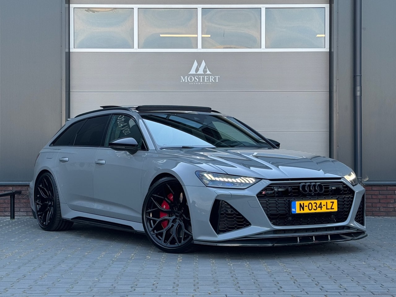 Audi A6 Avant - RS 6 TFSI/600pk quattro|2020|Urban Carbon|Pano|Miltek|Head-Up|B&O|Vossen|360° Camera|22" L - AutoWereld.nl