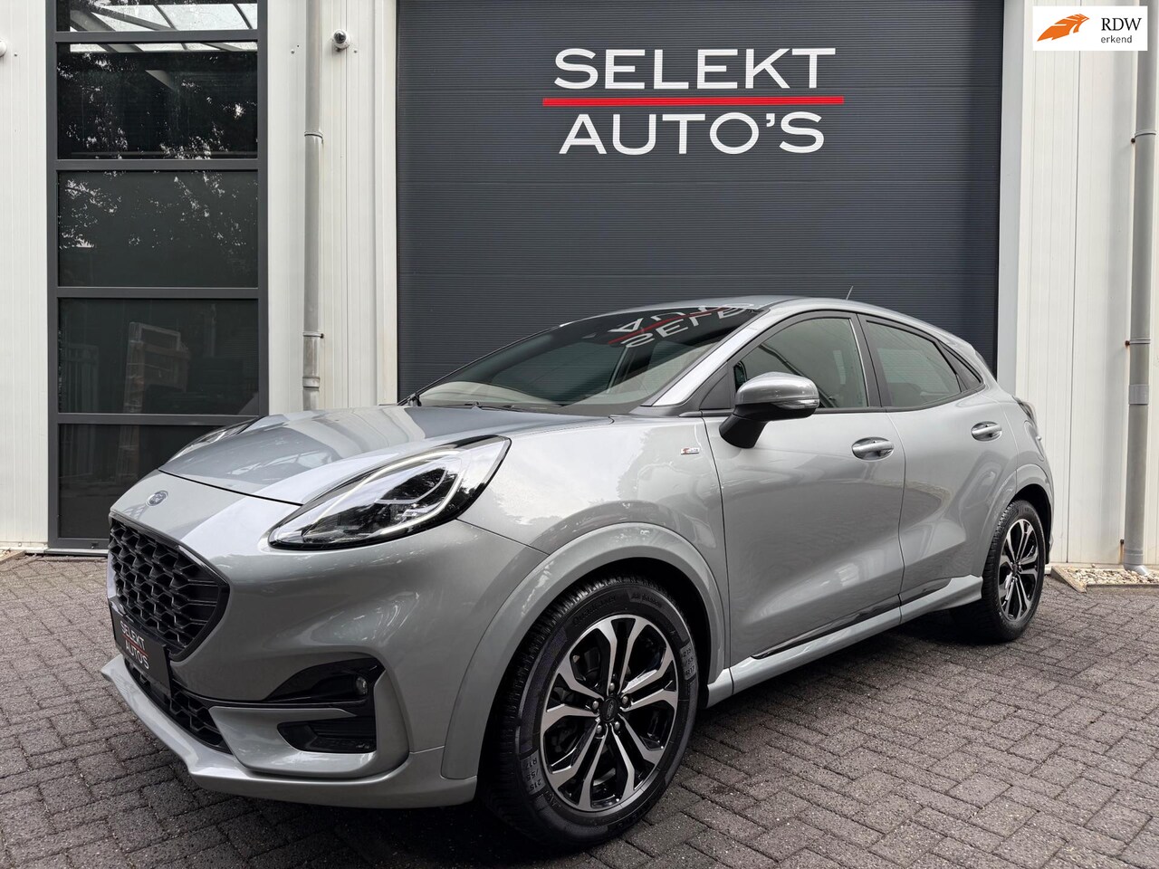Ford Puma - 1.0 EcoBoost Hybrid ST-Line 125 Pk Navigatie/LED/Cruise/Climate/PDC/Carplay/Stoelverwarmin - AutoWereld.nl