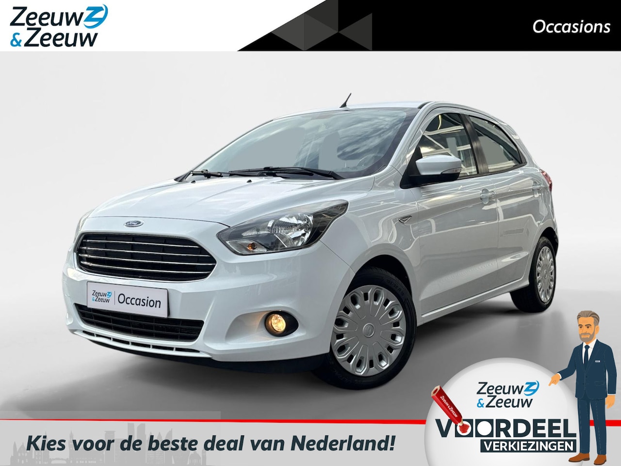 Ford Ka - 1.2 Trend Ultimate | 100% dealeronderhouden | Airco | Elektr. ramen | Hoge zit | - AutoWereld.nl