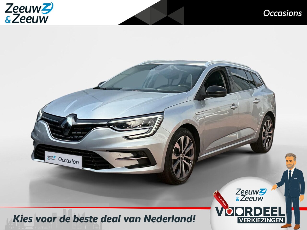 Renault Mégane Estate - 1.3 TCe 140 Techno | Automaat | Groot Navigatie Scherm | Camera | Cruise Control | Climate - AutoWereld.nl