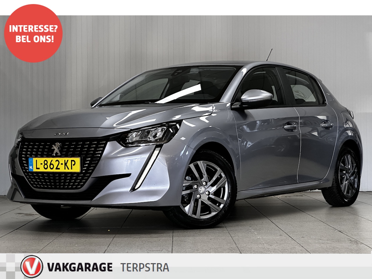 Peugeot 208 - 1.2 PureTech Active/ LED Koplampen/ 16'' LMV/ Apple + Android/ Navi/ Airco/ Cruise/ Elek. - AutoWereld.nl