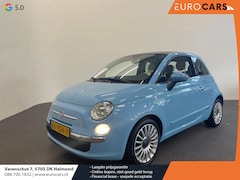 Fiat 500 - 0.9 TwinAir Lounge Airco Panoramadak Lm velgen Bluetooth nette auto apk t/m 27-05-26