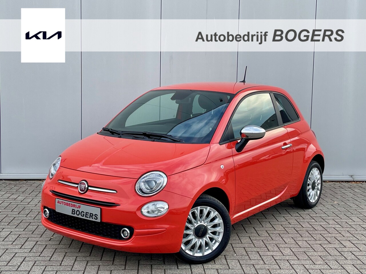 Fiat 500 - 1.0 Hybrid Dolcevita Navigatie, Climate Control, Cruise Control, 15"Lm, Mistlampen, - AutoWereld.nl