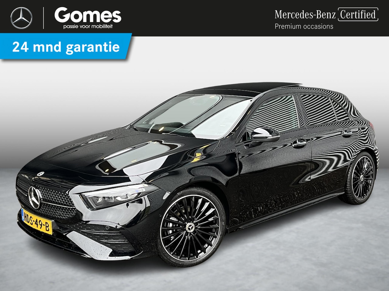Mercedes-Benz A-klasse - 200 AMG Line | Bruin Interieur | Night | Pano | - AutoWereld.nl