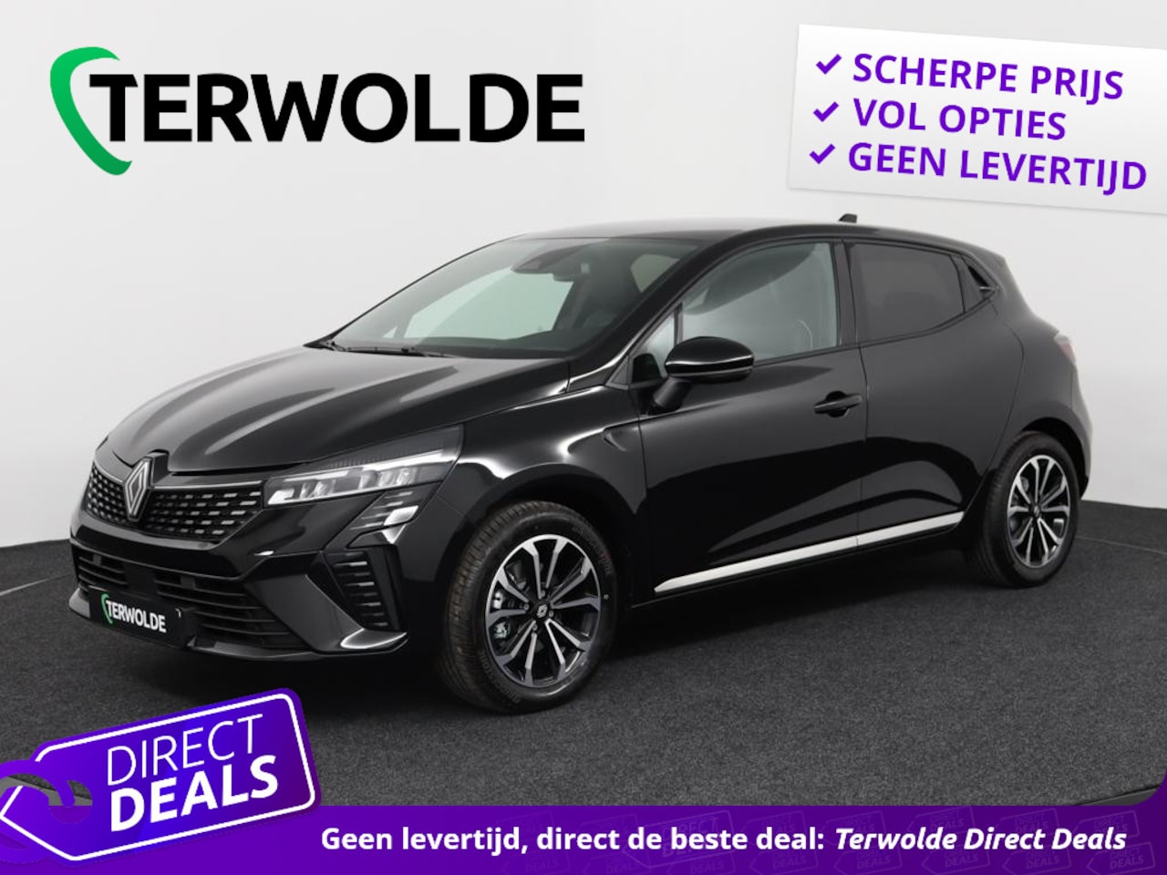 Renault Clio - 1.6 E-Tech Full Hybrid 145 techno | €2.640 Korting! | Achteruitrijcamera | Cruise control - AutoWereld.nl