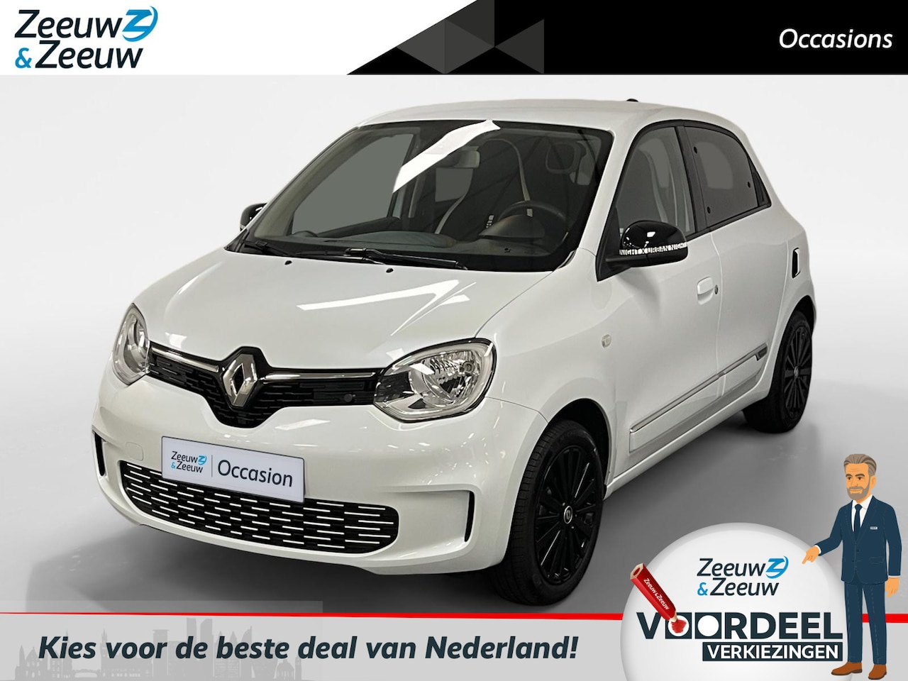 Renault Twingo Z.E. - R80 E-Tech Série Limitée Urban Night 22 kWh Navi airco camera parkeersensoren apple carpla - AutoWereld.nl