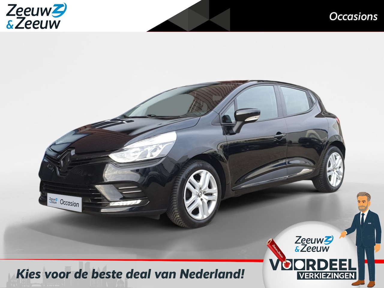 Renault Clio - 0.9 TCe Zen | Navigatie | Parkeersensoren achter | Apple Carplay / Android Auto | Airco | - AutoWereld.nl