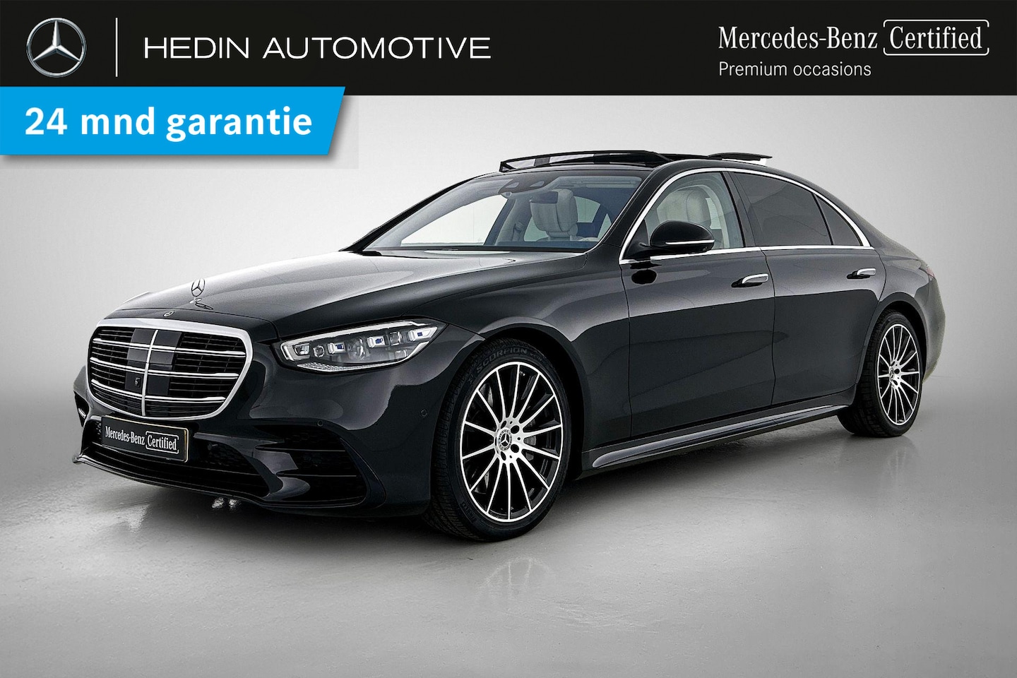 Mercedes-Benz S-klasse - S 450 Lang Automaat 4MATIC AMG Line | Business Class Pakket | Nightpakket | Exclusiefpakke - AutoWereld.nl