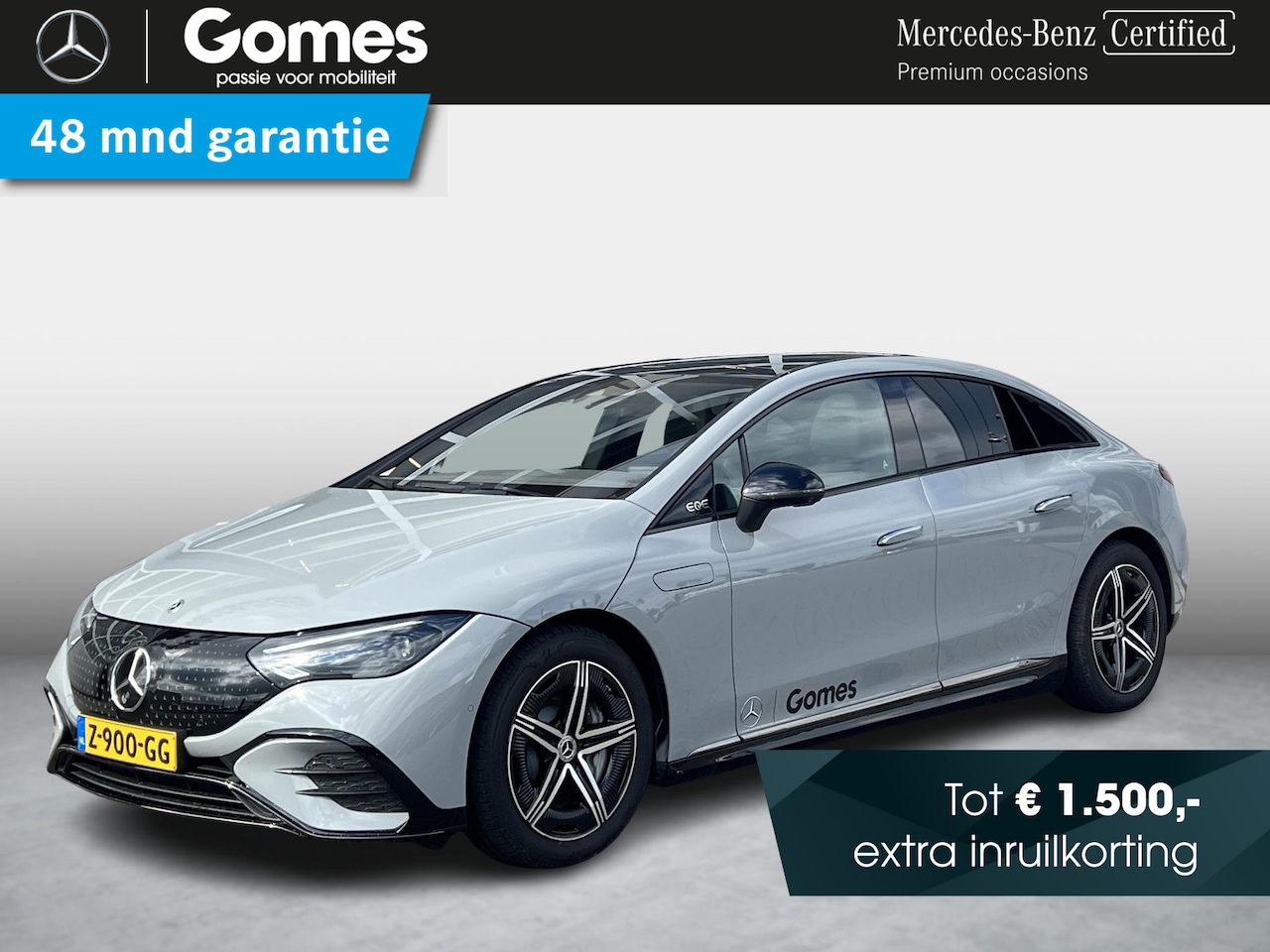 Mercedes-Benz EQE - 300 AMG Line | Night Pakket | Panoramadak | 360° Camera | Burmester® 3D | Rijassistentiepa - AutoWereld.nl