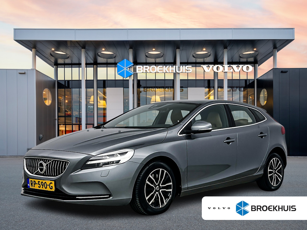 Volvo V40 - T2 Automaat Nordic+ Luxury | 16'' | Panoramadak | Elektr. verstelb. bestuurdersstoel | Led - AutoWereld.nl