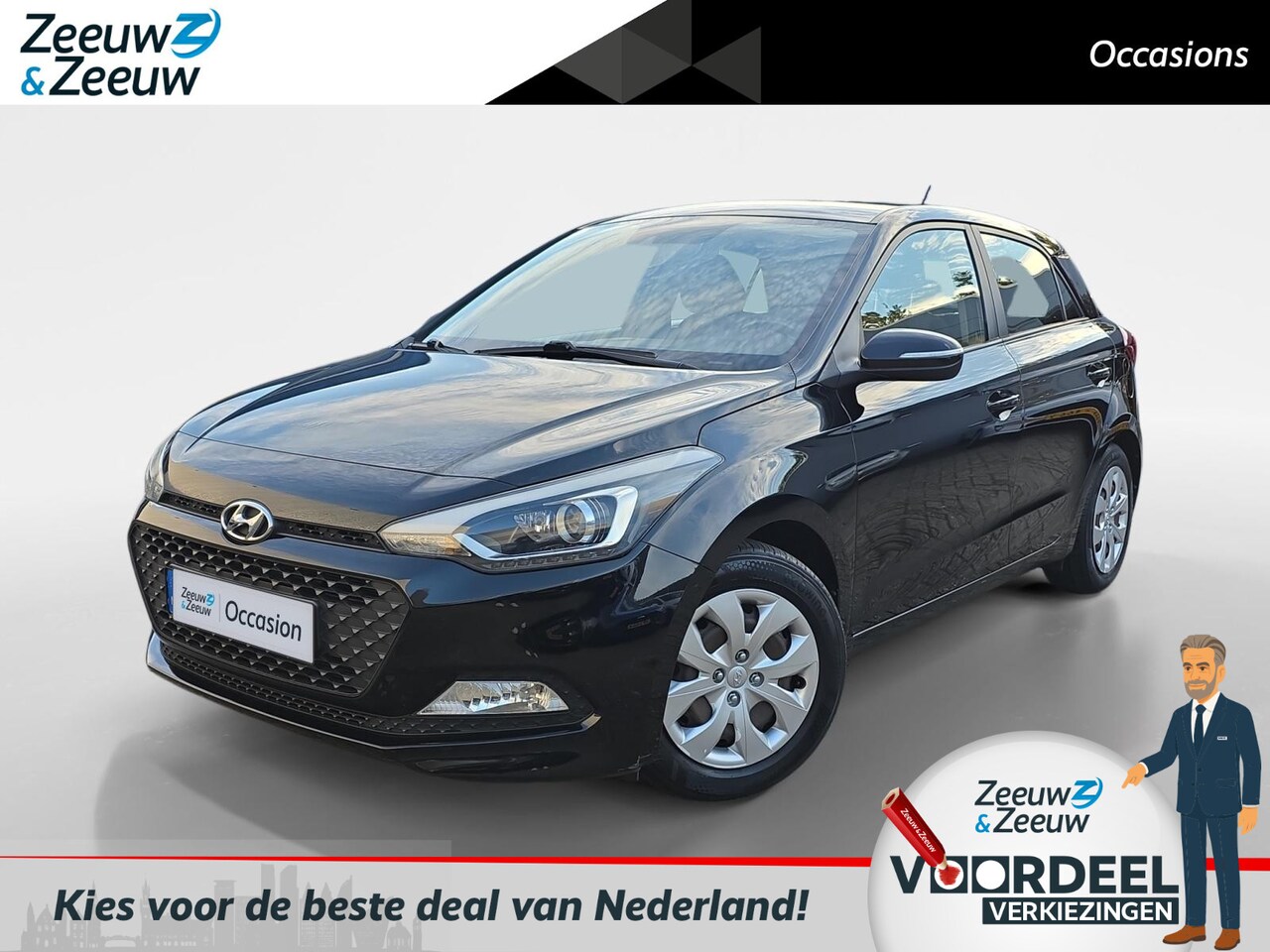 Hyundai i20 - 1.2 HP i-Motion | Cruise Control | Bluetooth | Parkeersensoren | Airco | 12 maanden garant - AutoWereld.nl