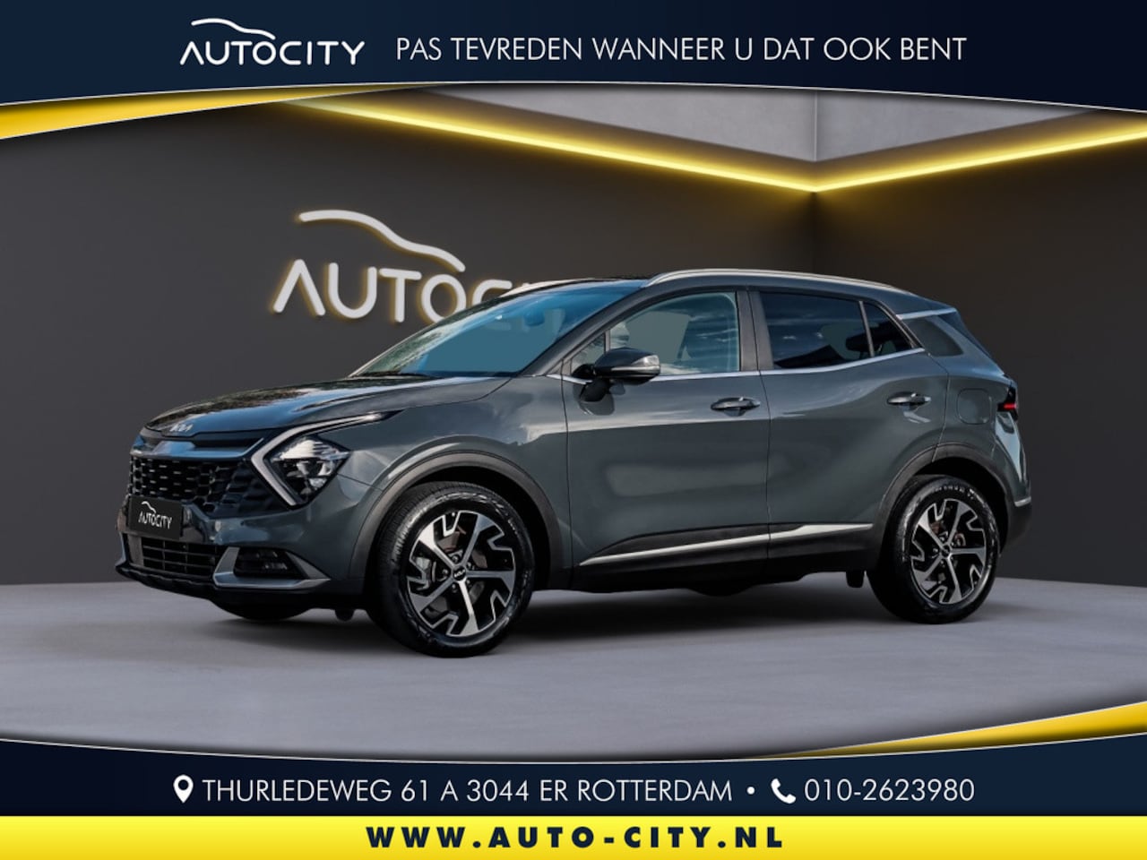 Kia Sportage - 1.6 T-GDi 230pk HEV Hybrid Dynamicline Navi l Camera l adaptive - AutoWereld.nl