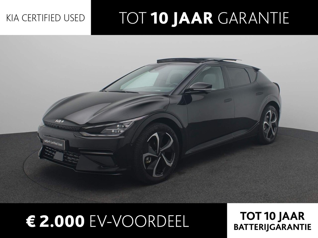 Kia EV6 - GT-Line AWD 77.4 kWh | LED | Stoelverwarming | Panoramadak | Apple Carplay - Android Auto - AutoWereld.nl