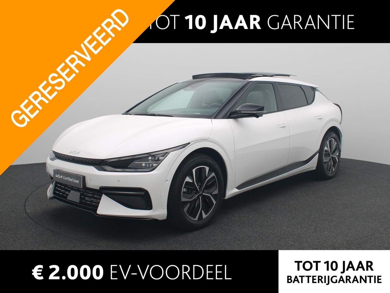 Kia EV6 - GT-Line 77.4 kWh GT-Line | Navi | Camera | Elektr. Klep | Stoel/Stuur verwarming | Climate - AutoWereld.nl