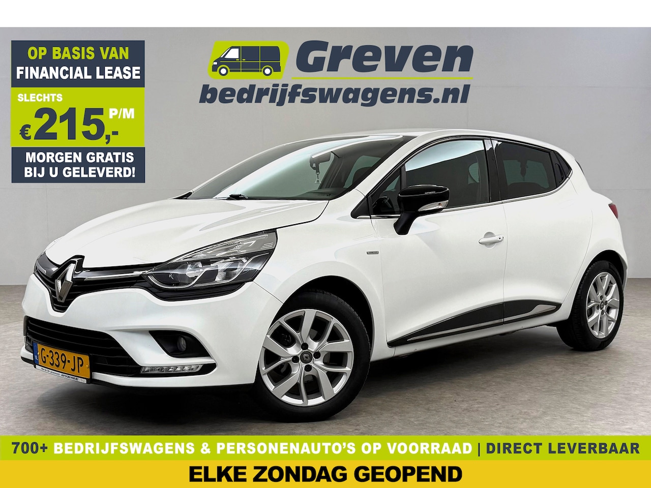 Renault Clio - 0.9 TCe Limited | Carplay | LED | Cruise | Airco | Navigatie | Keyless | Parkeersens. - AutoWereld.nl