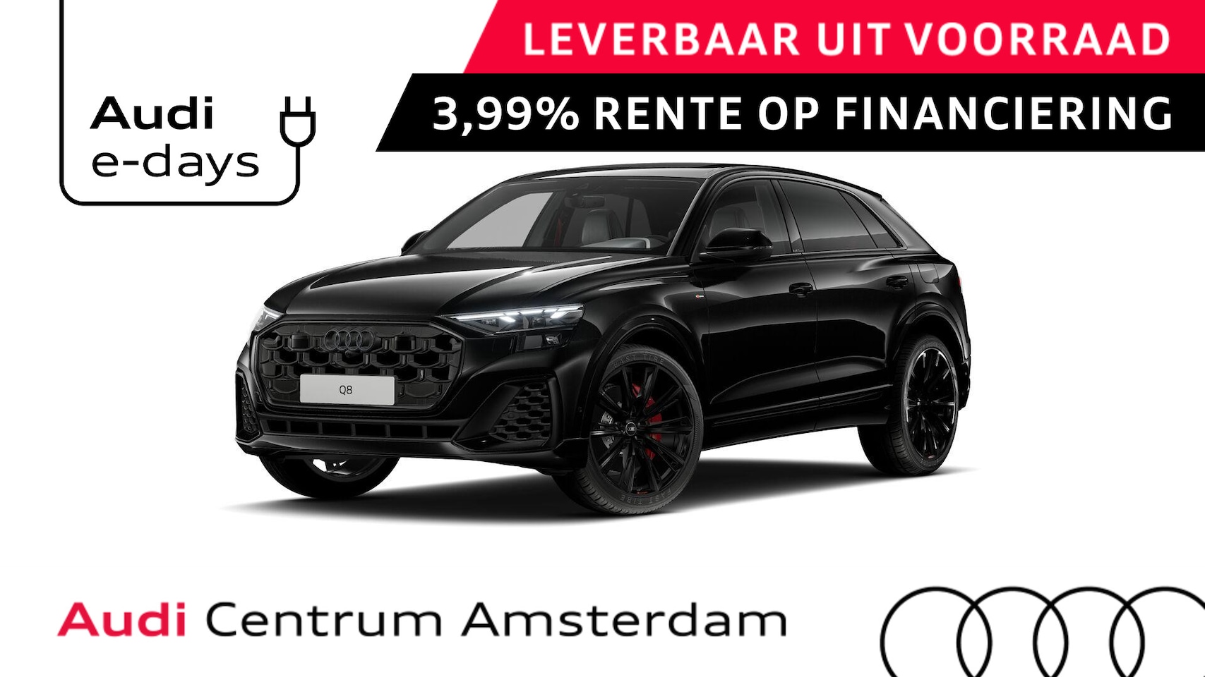 Audi Q8 - 55 TFSI e quattro Pro Line S 394pk | Rood stiksel / Gordels | Panoramadak | B&O | Vierwiel - AutoWereld.nl