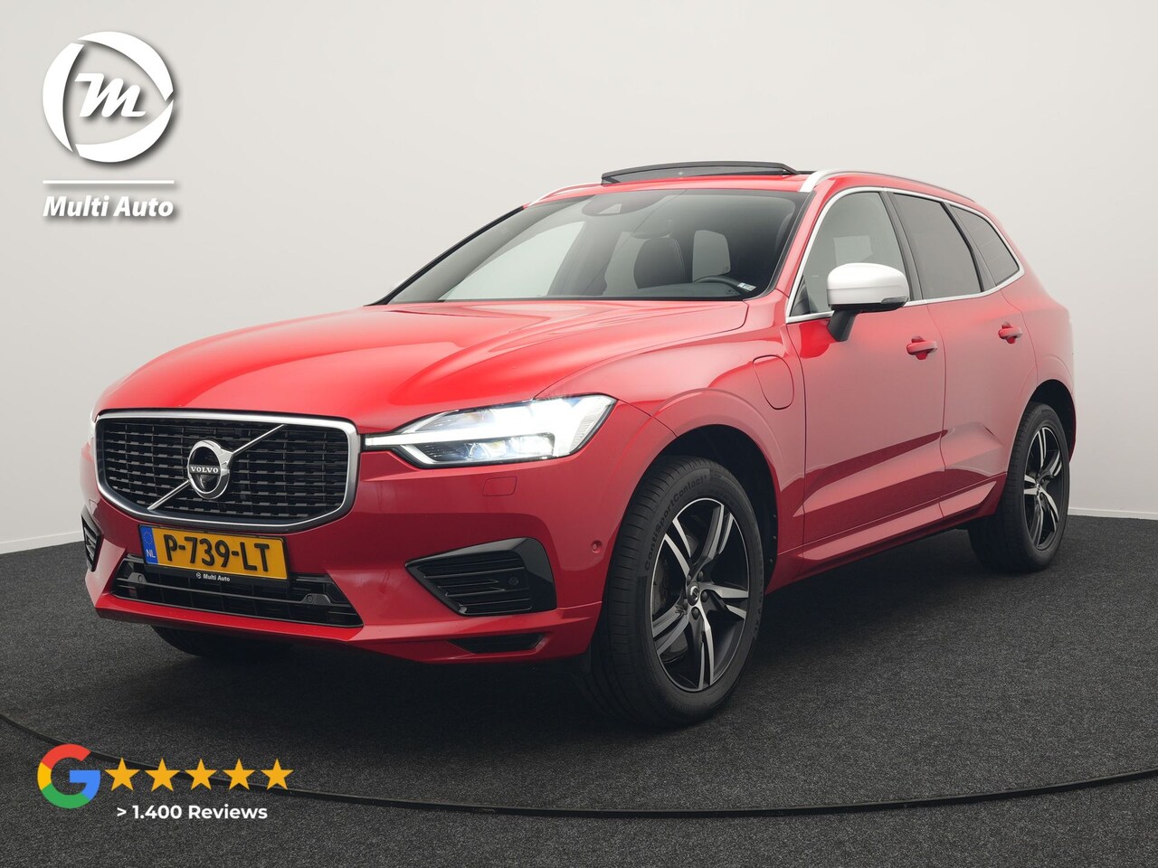 Volvo XC60 - T8 Twin Engine AWD R-Design Plug in Hybrid 391pk PHEV | Trekhaak af Fabriek | Panodak | Pi - AutoWereld.nl
