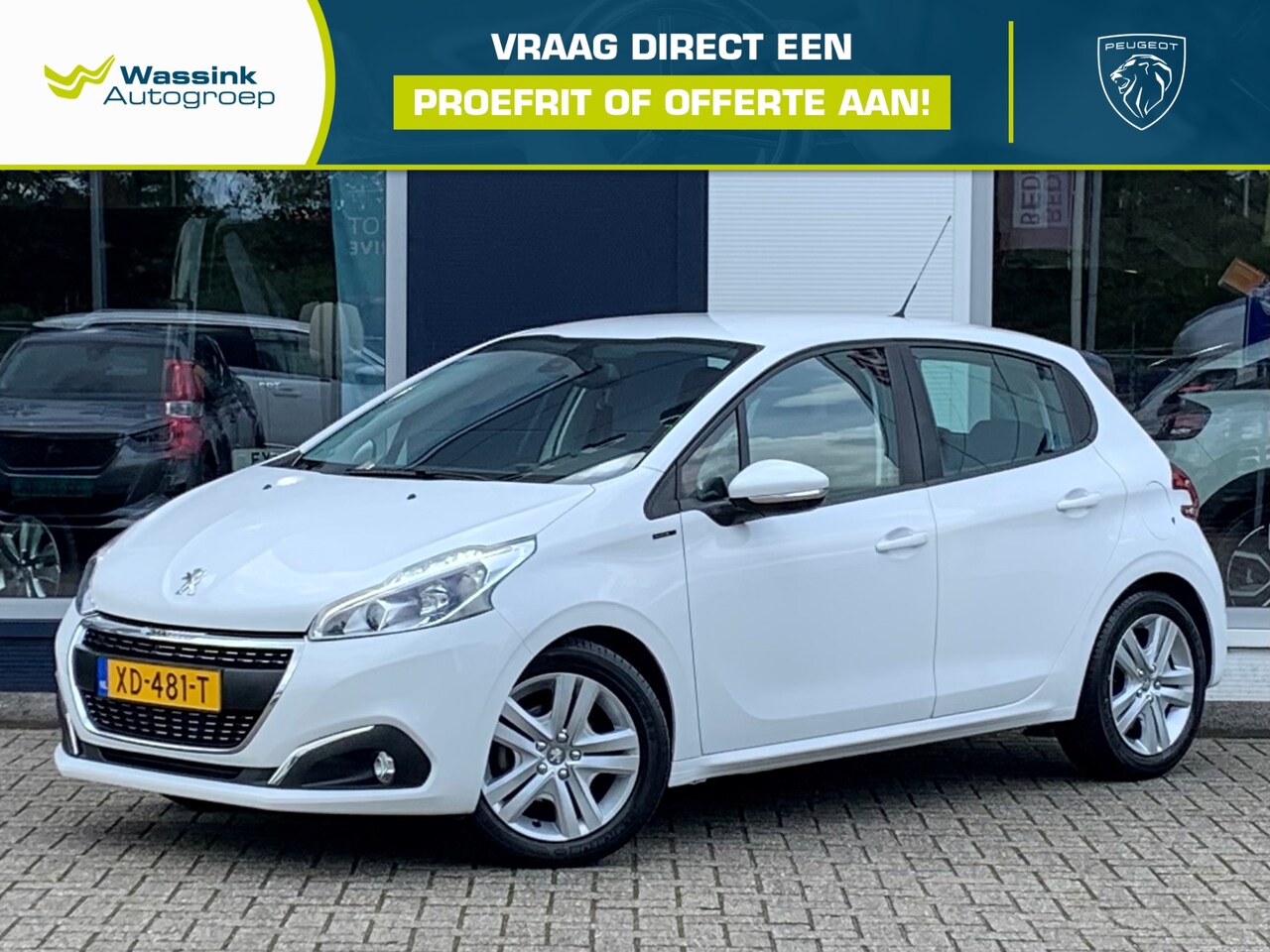 Peugeot 208 - 1.2 Puretech 82pk Signature | Navigatie | Airconditioning | Cruise control | Bluetooth | P - AutoWereld.nl