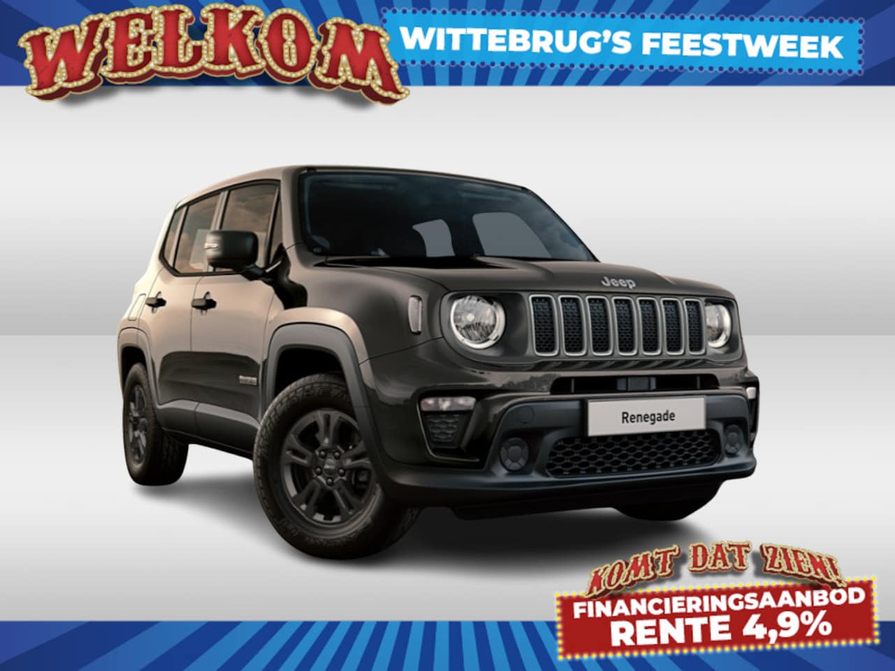 Jeep Renegade - 1.5T e-Hybrid Altitude TECH PACK - WINTER PACK - SNEL RIJDEN - AutoWereld.nl