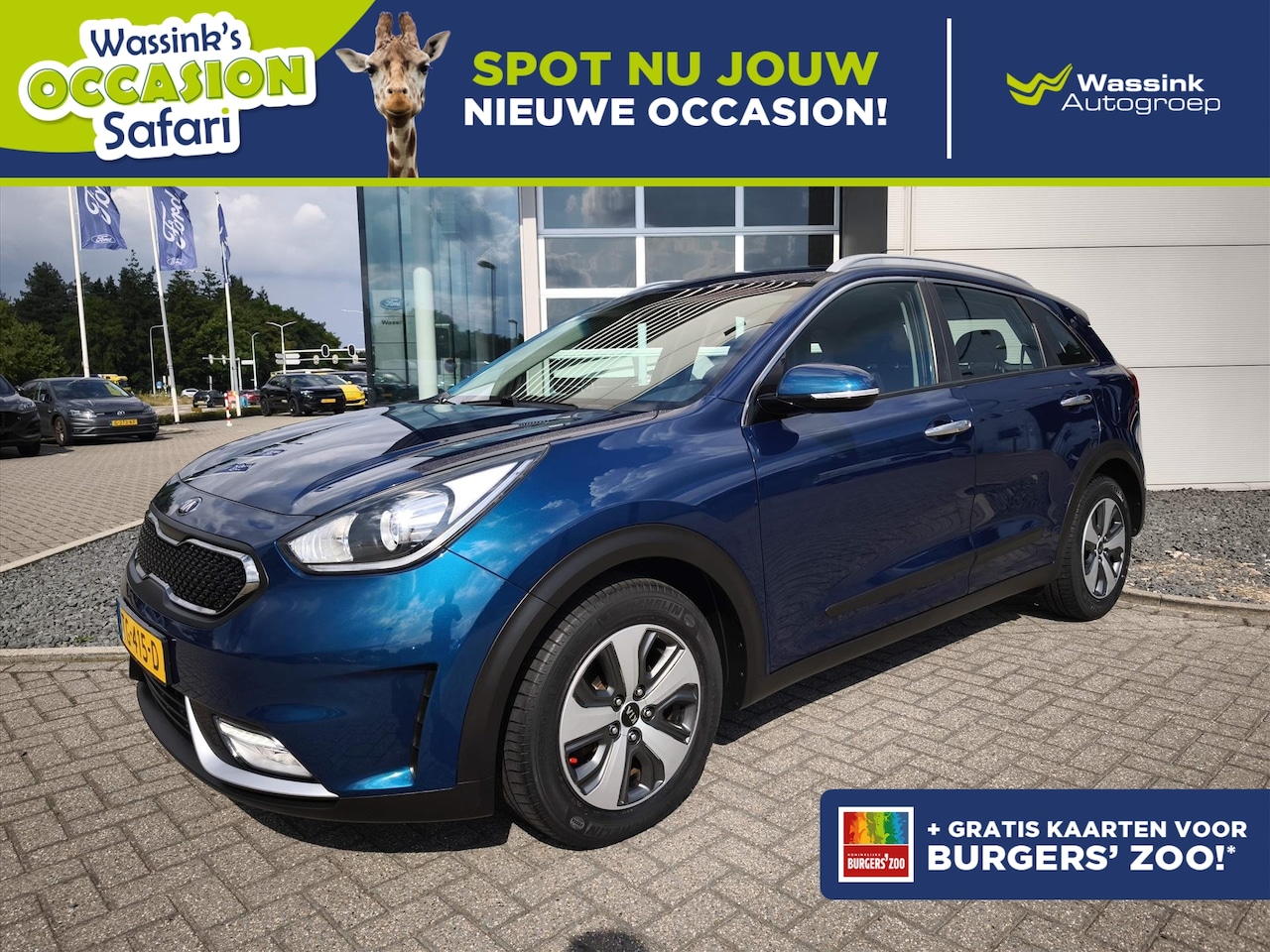 Kia Niro - 1.6 GDi Hybrid 141pk DCT6 DynamicLine | Climatronic | Navigatie | Parkeer camera | - AutoWereld.nl