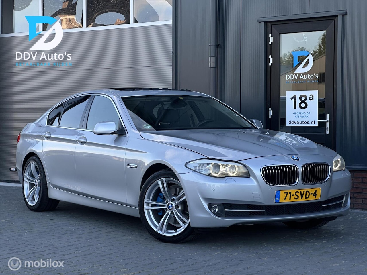 BMW 5-serie - 523i/204pk High Executive Automaat|2011|M-pakket|Head-up|Cruise|Schuifdak|19"LMV - AutoWereld.nl