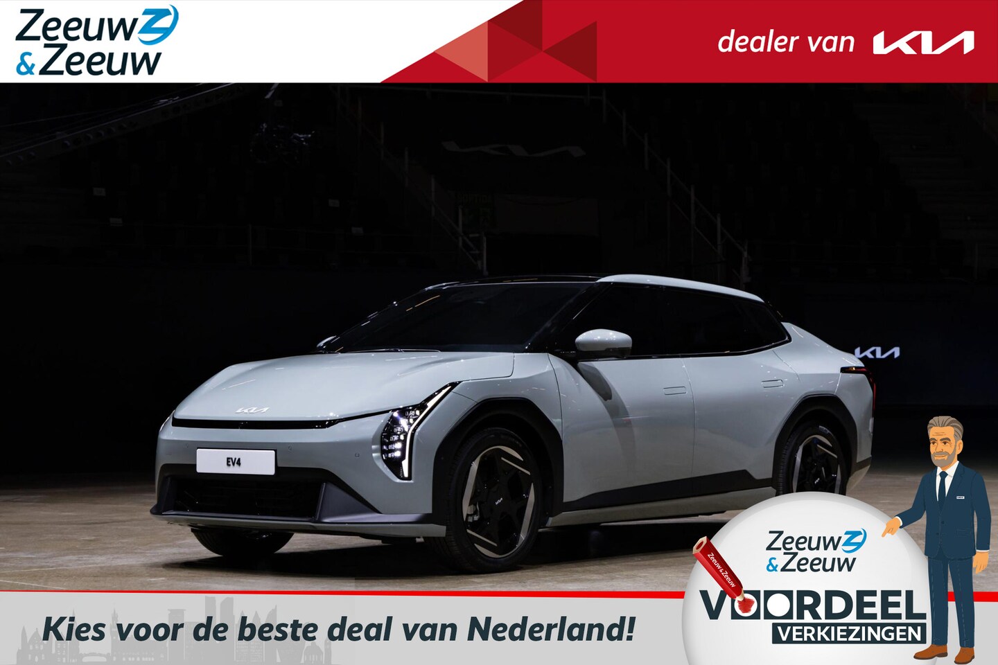 Kia EV4 Fastback - Plus 81.4 kWh | NIEUW MODEL | 633 km actieradius | NU €2000,- Korting | Bel voor info - AutoWereld.nl