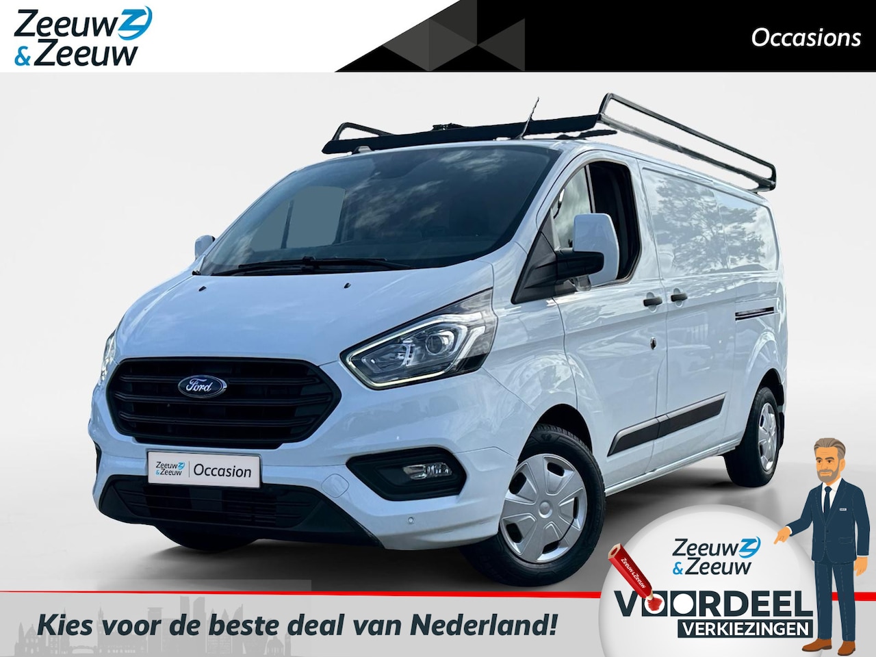 Ford Transit Custom - 300 2.0 TDCI L2H1 Trend 130 pk Automaat | Dubbele schuifdeur | Navigatie | Achteruitrijcam - AutoWereld.nl